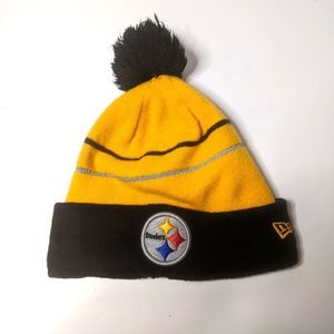 Pittsburgh Steelers NFL Youth PomPom Beanie